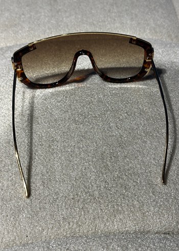 Kahverengi Transparan Kadın Güneş Gözlüğü - Görsel 2