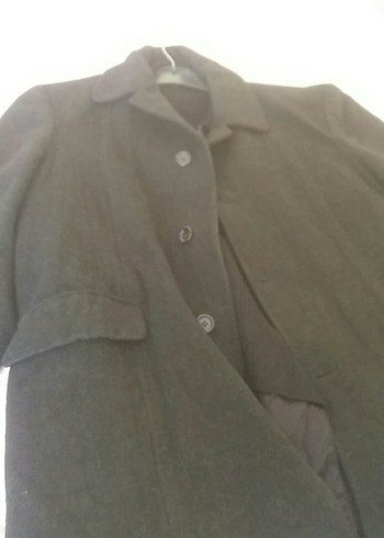 Düğmeli Gri Erkek Ofis Kabanı - Görsel 3