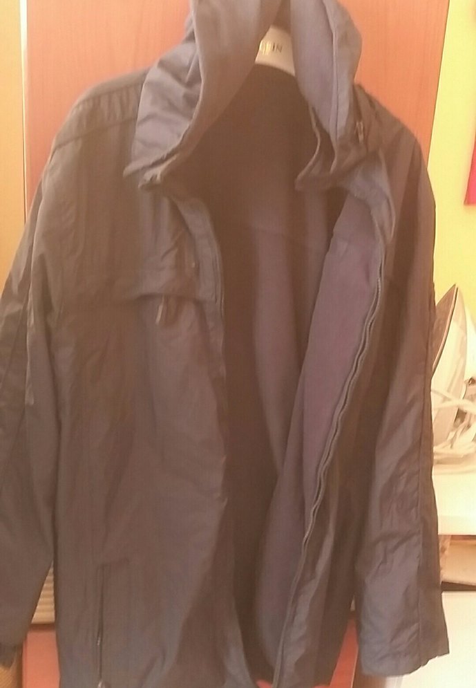 Gri Midi Erkek Ceket Yüksek Yakalı - Görsel 2