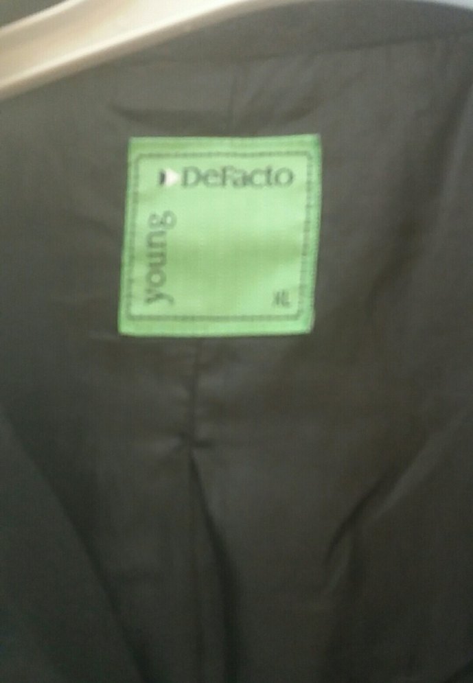 Düğmeli Siyah Midi Hamile Kaban - Görsel 3