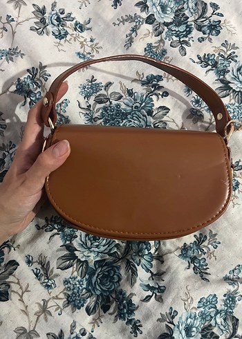 Accessory Collective Kahverengi Minimalist Oval Omuz Cantasi