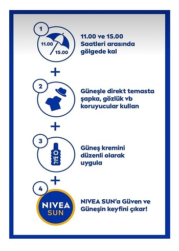 NIVEA Sun SPF50+ Yüksek Koruma Güneş Losyonu 200 ml - Görsel 5