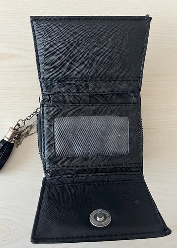 Siyah Kadın Deri Cüzdan ESSBAG - Görsel 4