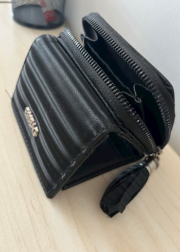 Siyah Kadın Deri Cüzdan ESSBAG - Görsel 2