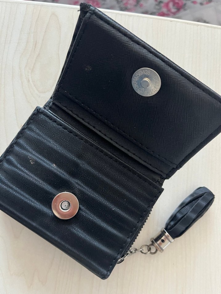 Siyah Kadın Deri Cüzdan ESSBAG - Görsel 5
