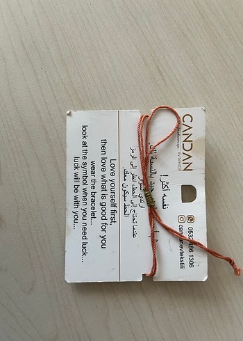 Renkli Boncuklu  şans bileklik - Görsel 2