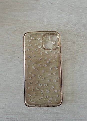 Bej Renkli Dantel İşlemeli Telefon Kılıfı - Görsel 2