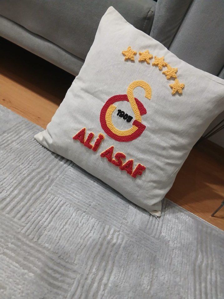 Nakışlı isimli Galatasaray Yastık Kılıfı - Görsel 2