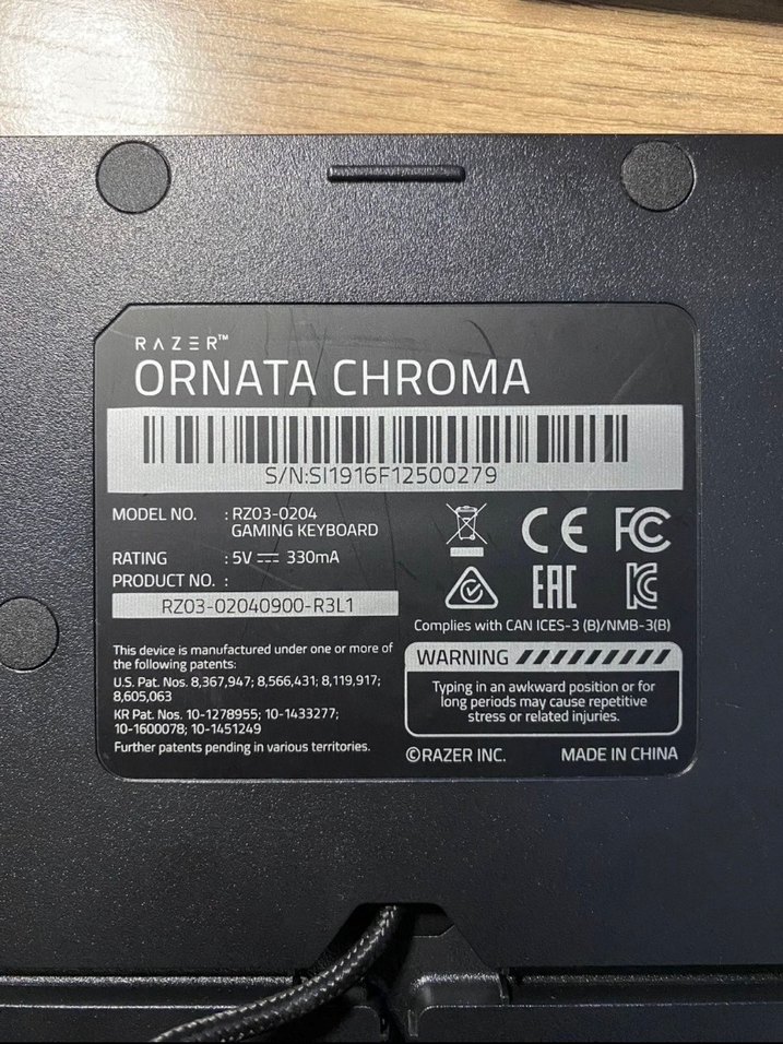 Razer Rgb Gamer klavye - Görsel 4