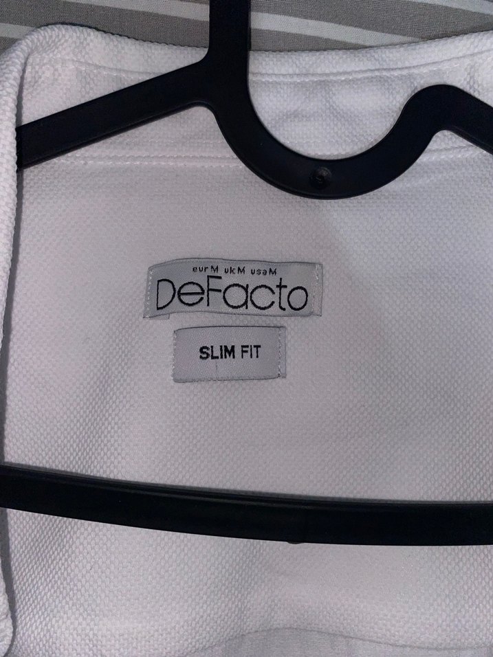 Defacto Beyaz Erkek Gömlek - Görsel 4