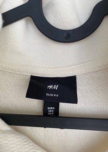 H&M Pamuklu Beyaz Kısa Kollu Polo Tişört - Görsel 3