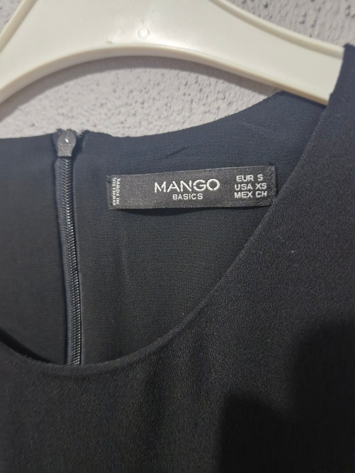 Siyah V Yakalı Drapeli Kadın Tulum - Görsel 4