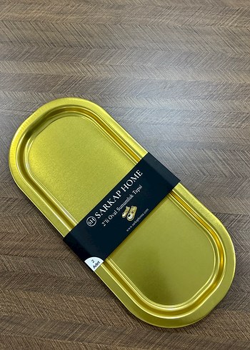 Gold sunumluk 2adet - Görsel 2