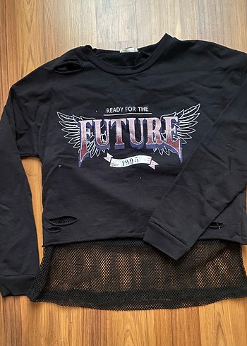 File Detaylı Sweatshirt - Görsel 3