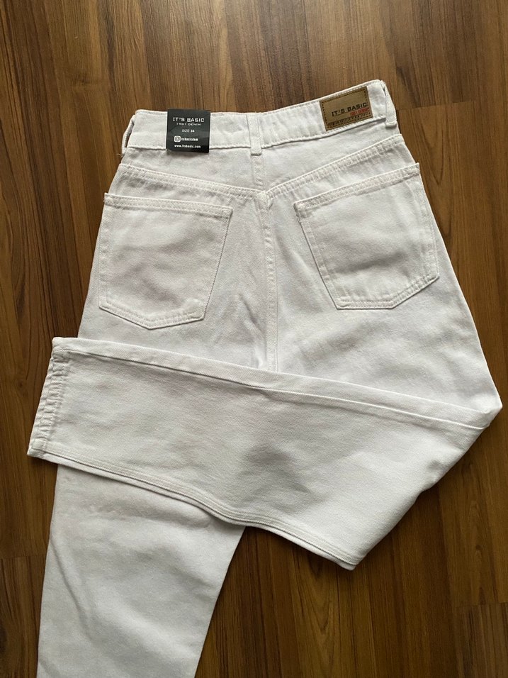 Beyaz Jean - Görsel 3