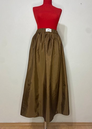 Koyu yeşil tasarım etek - Görsel 2