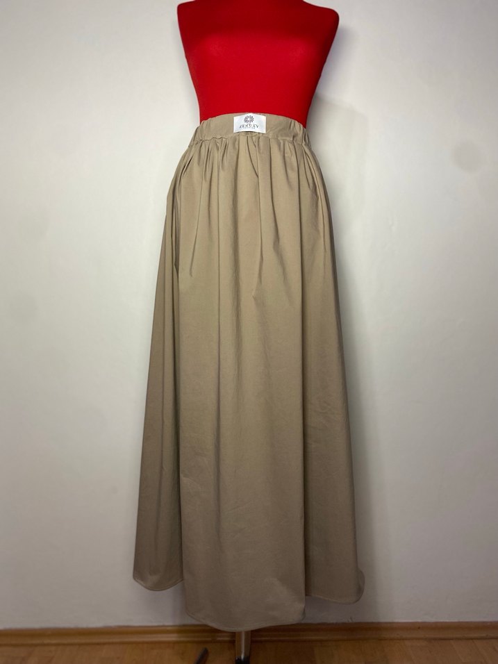 Cameç Pamuklu Uzun Salaş Etek - Görsel 2