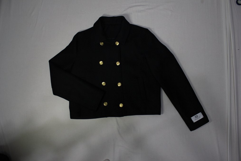 Düğmeli Siyah Özel Tasarım Kadın Ceket - Görsel 3