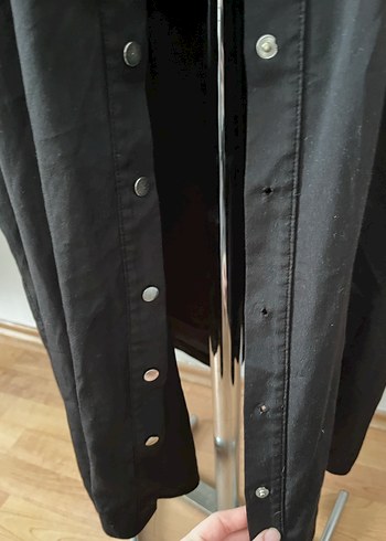 Siyah çıtçıtlı Uzun Ferace - Görsel 2