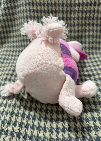 Sesli Renkli Pembe Peluş Oyuncak - Görsel 4