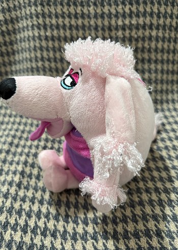 Sesli Renkli Pembe Peluş Oyuncak - Görsel 2