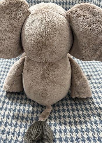 Gri Kahverengi Fil Peluş Oyuncak - Görsel 3