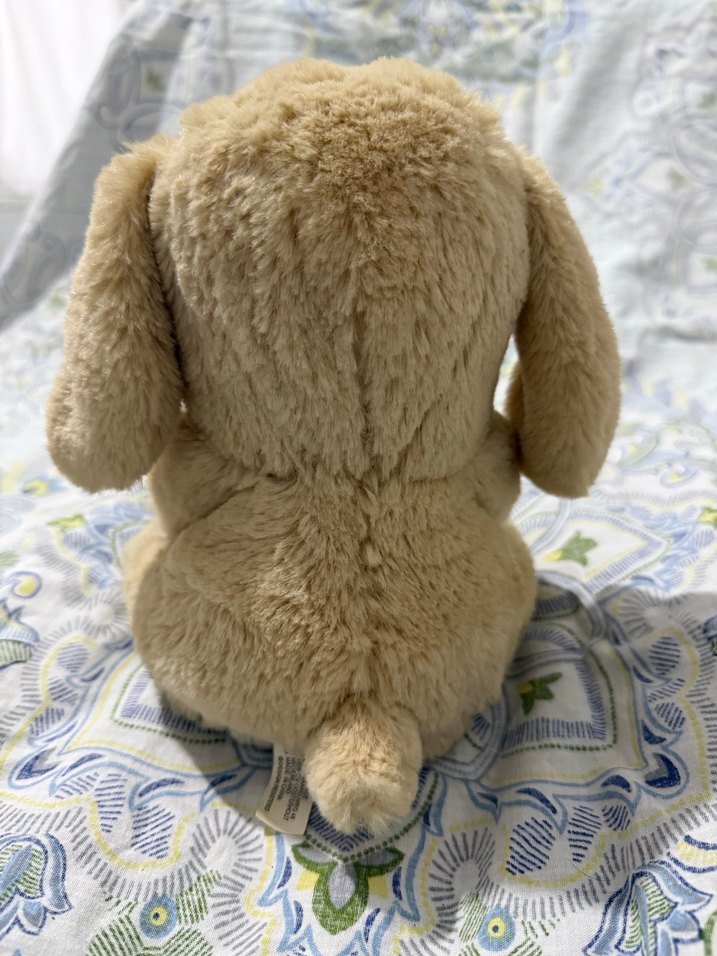 Kalp Detaylı Kahverengi Peluş Oyuncak - Görsel 4