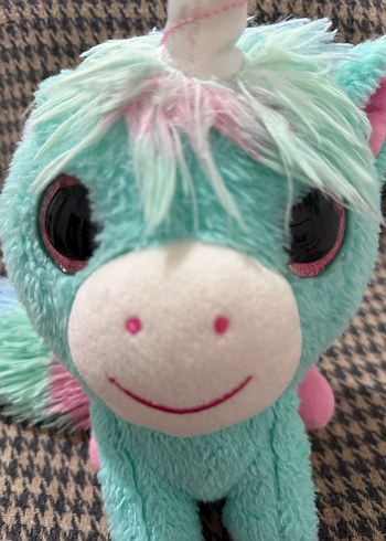 Pastel Renkli Peluş Unicorn Oyuncak - Görsel 3