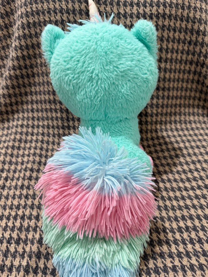Pastel Renkli Peluş Unicorn Oyuncak - Görsel 5