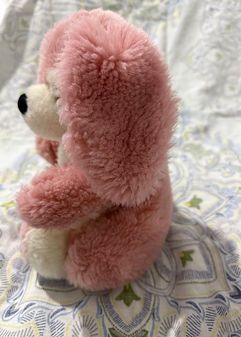 Pembe Peluş Oyuncak Köpek - Görsel 3