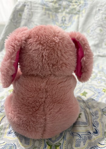 Pembe Peluş Oyuncak Köpek - Görsel 4