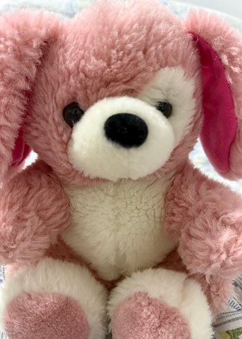 Pembe Peluş Oyuncak Köpek - Görsel 2