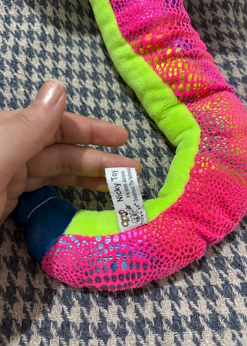 Renkli Yumuşak Oyuncak Yılan - Görsel 3