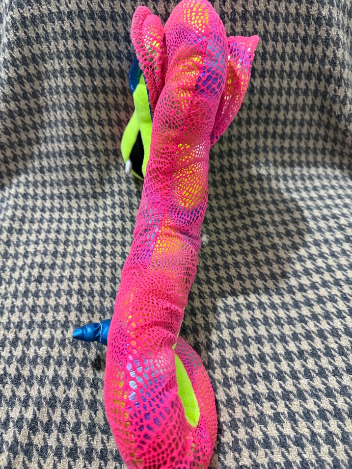 Renkli Yumuşak Oyuncak Yılan - Görsel 4
