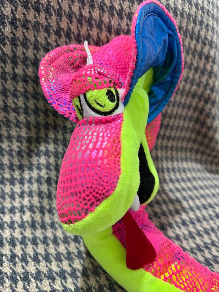 Renkli Yumuşak Oyuncak Yılan - Görsel 5