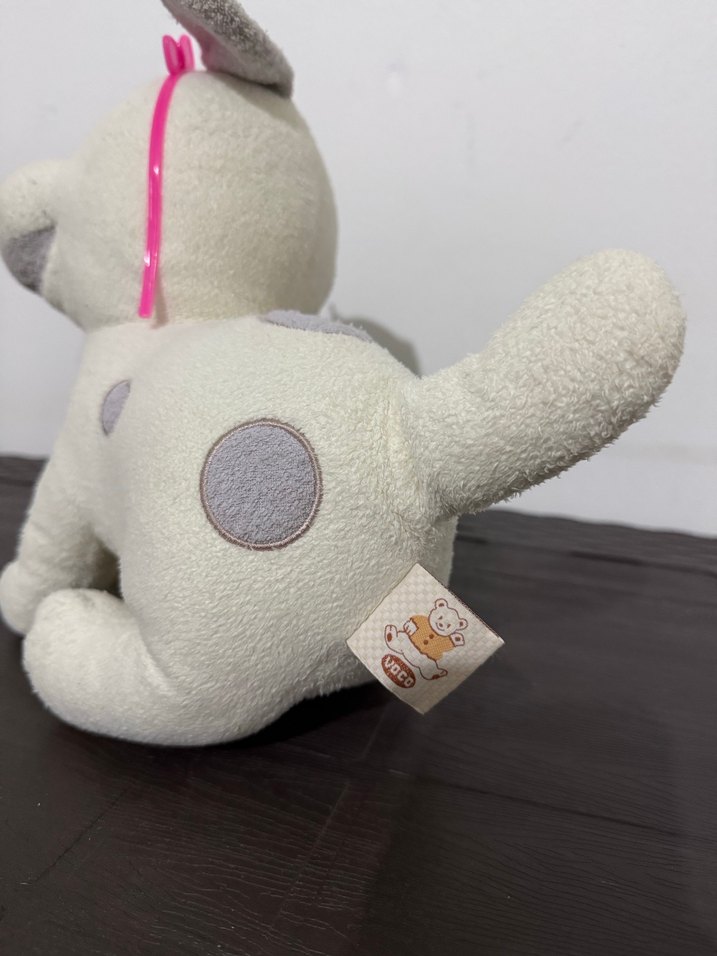 Beyaz Peluş Oyuncak Köpek - Görsel 3