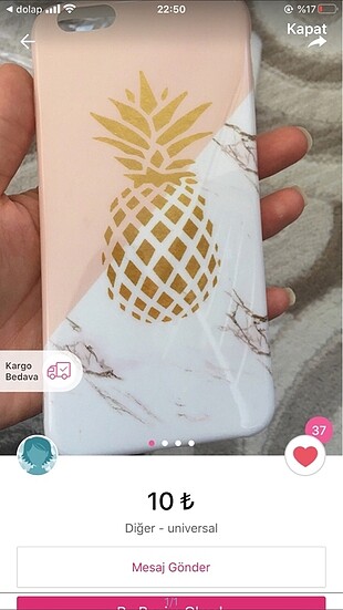 2 adet telefon kabı