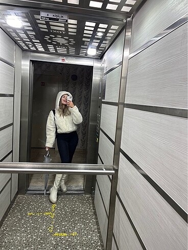 Pull and bear peluş sweatshirt