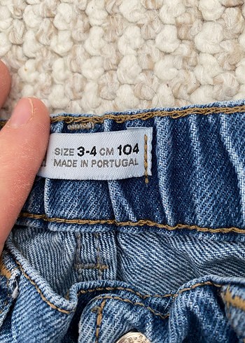 Erkek Çocuk Mavi Bol Kesim Kot Pantolon - Görsel 2