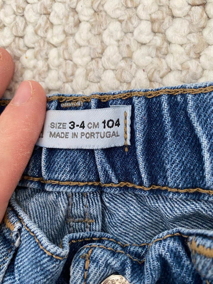 Erkek Çocuk Mavi Bol Kesim Kot Pantolon - Görsel 2