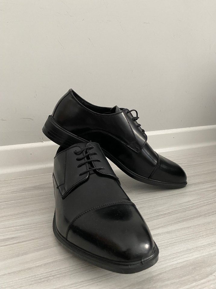 Erkek Siyah Klasik Ofis Ayakkabısı - Görsel 3