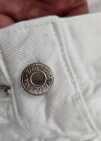 Zara Zara kadın beyaz kot mini tulum,ceket ve elbise.