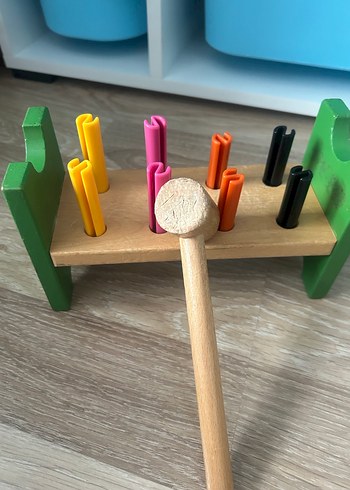 IKEA Renkli Ahşap Eğitici Oyuncak - Görsel 2