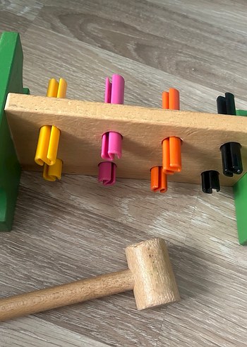 IKEA Renkli Ahşap Eğitici Oyuncak - Görsel 3