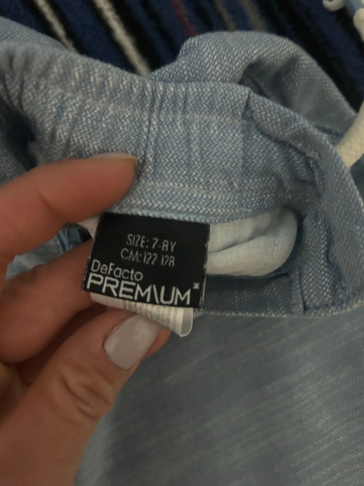 Defacto 7-8 yaş Gri Erkek Çocuk Denim Pantolon - Görsel 2