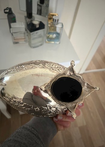 Gümüş çikolata lokum şeker kasesi - Görsel 6