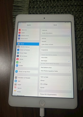 Silver iPad Tablet mini 2 32 GB sorunsuz - Görsel 5