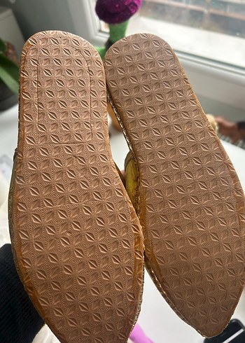 Altın Renkli çarık terlik - Görsel 4