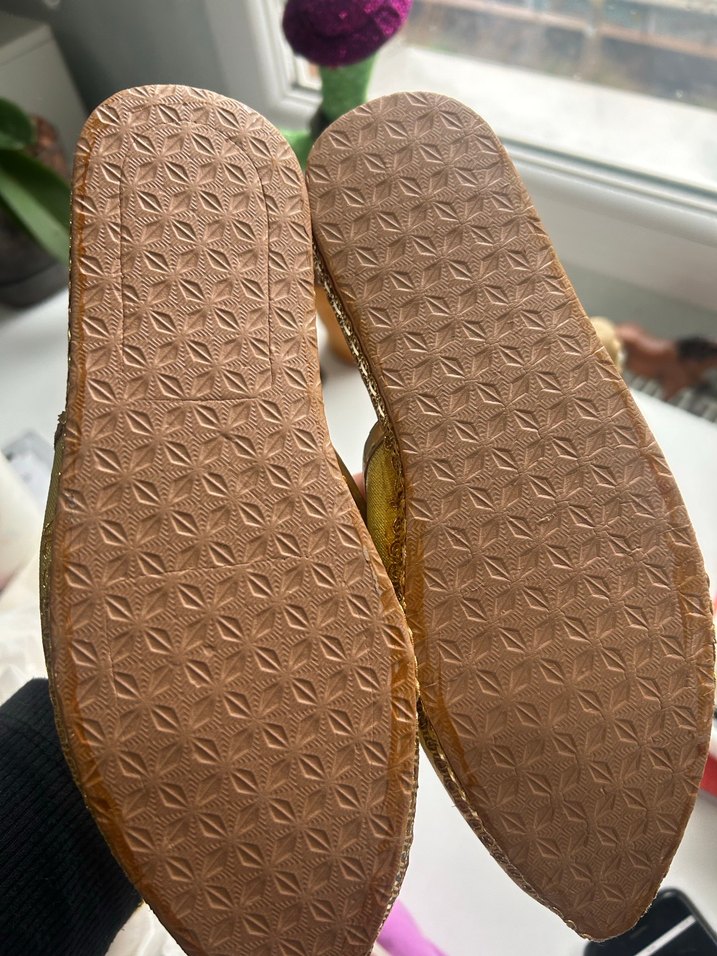 Altın Renkli çarık terlik - Görsel 4