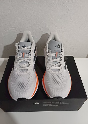 Adidas Erkek Gri Beyaz Koşu Ayakkabısı - Görsel 2